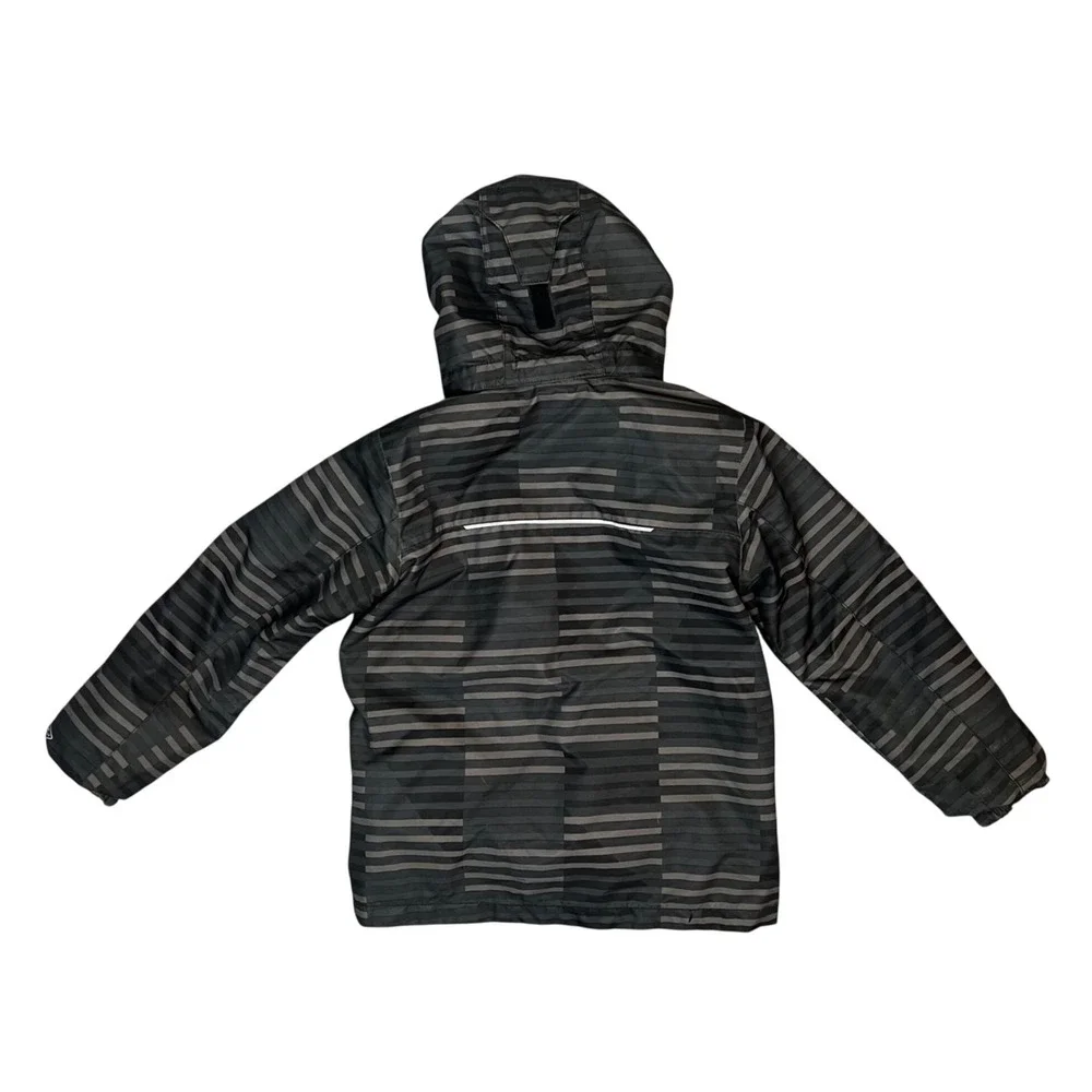 Columbia Interchange‎ Kids Snow Jacket Size XS 6 7 Black Stripe Outgrow System - Picture 2 of 11